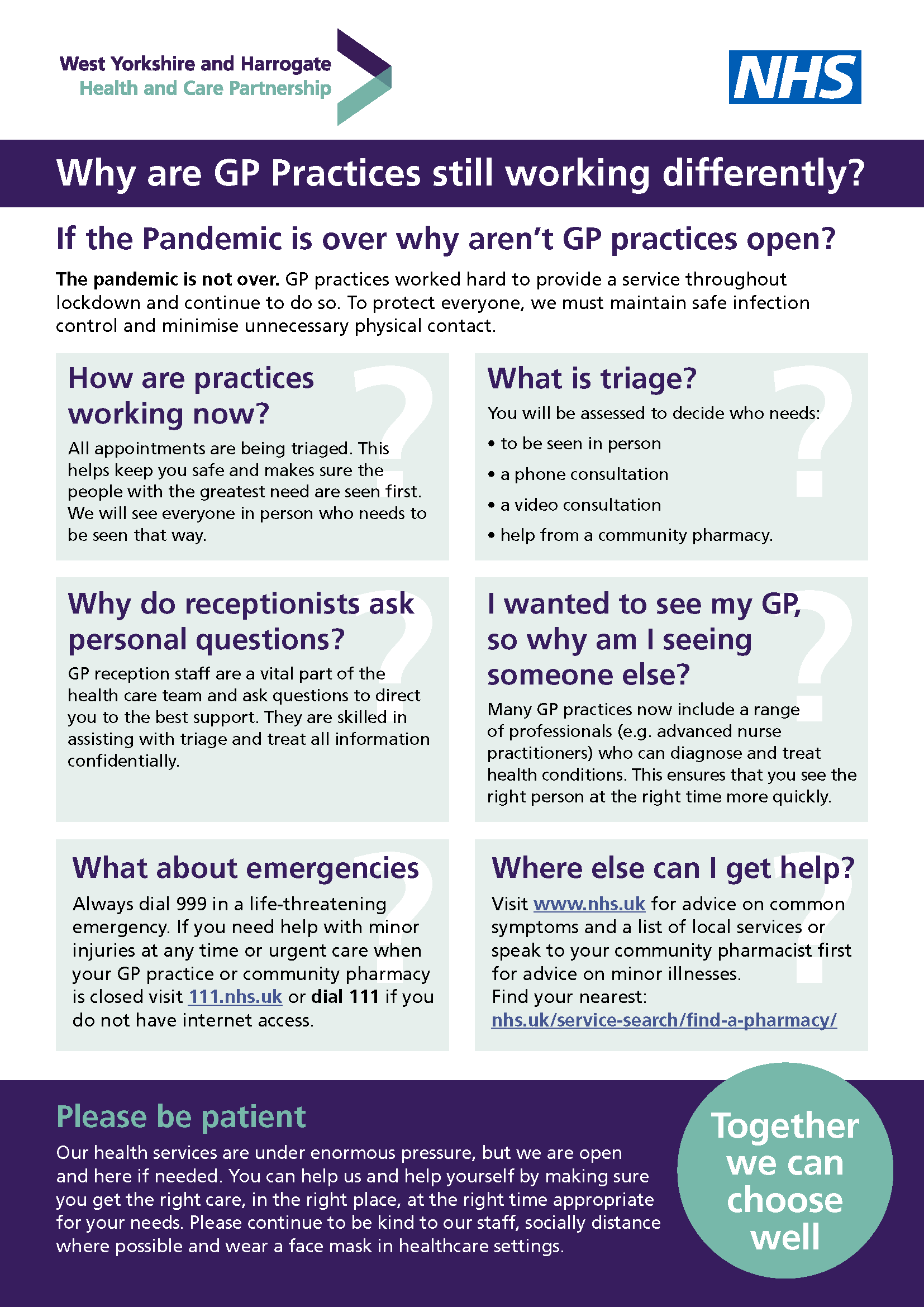 1. Why are GP Practices still working differently infographic12392